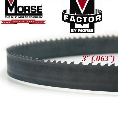 M-Factor by Morse EX (exotics) 3" (.063") m-factor, m, factor, mk, morse, ex, exotics, band, saw, bandsaw, blade, blades, carbide, tip, tipped